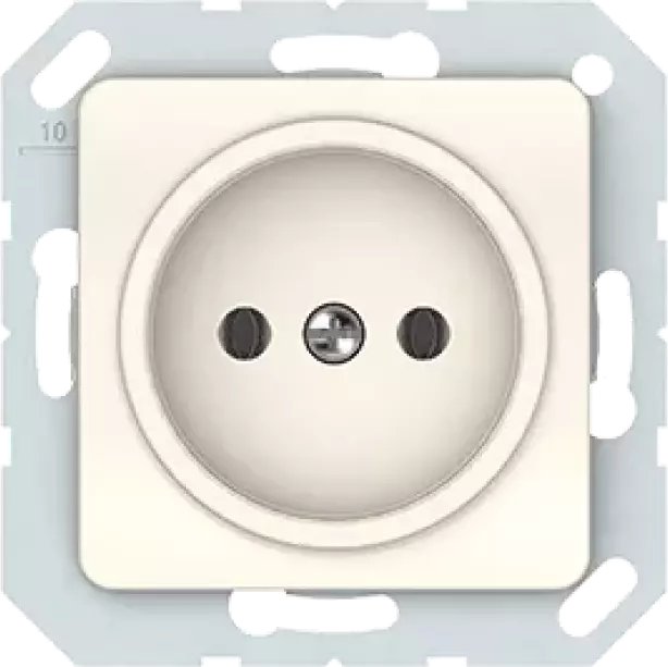 SOCKET WITHOUT EARTH, WITHOUT FRAME