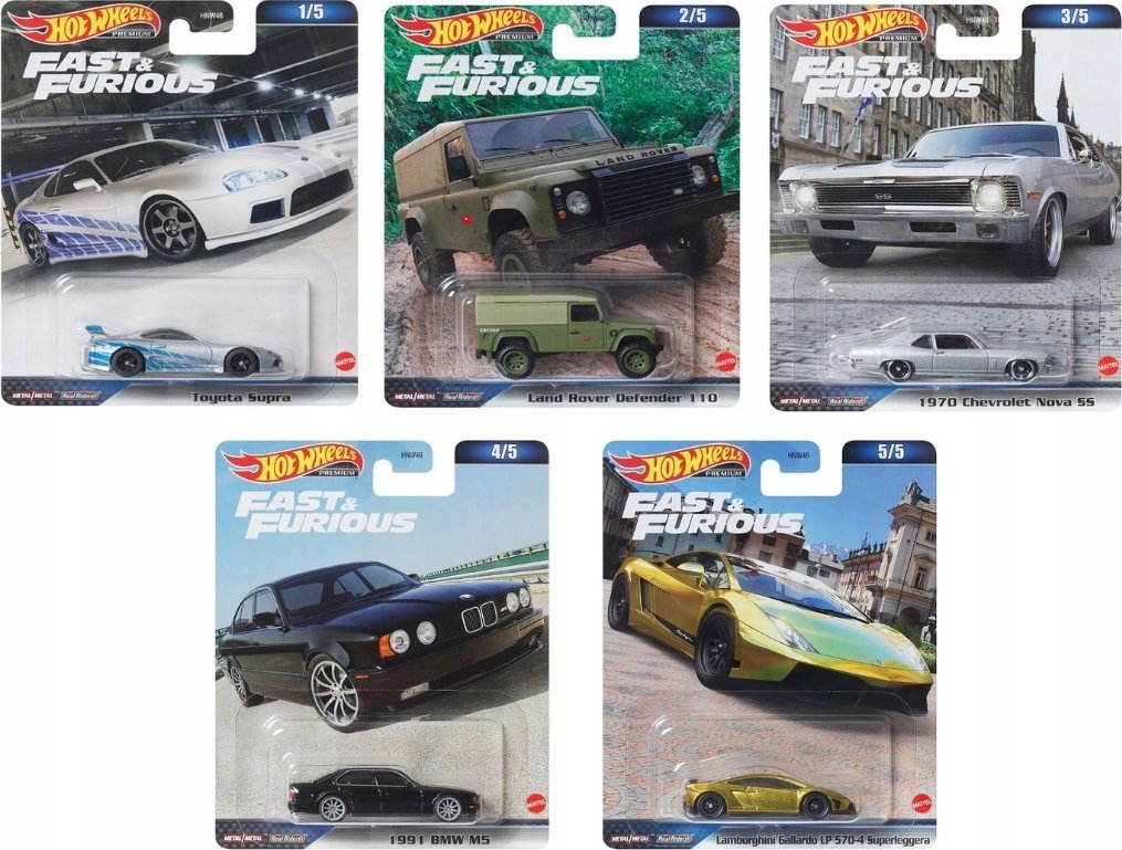 Mattel Hot Wheels Samochód Szybcy i wściekli Premium HNW46 MATTEL p10, mix cena za 1 szt