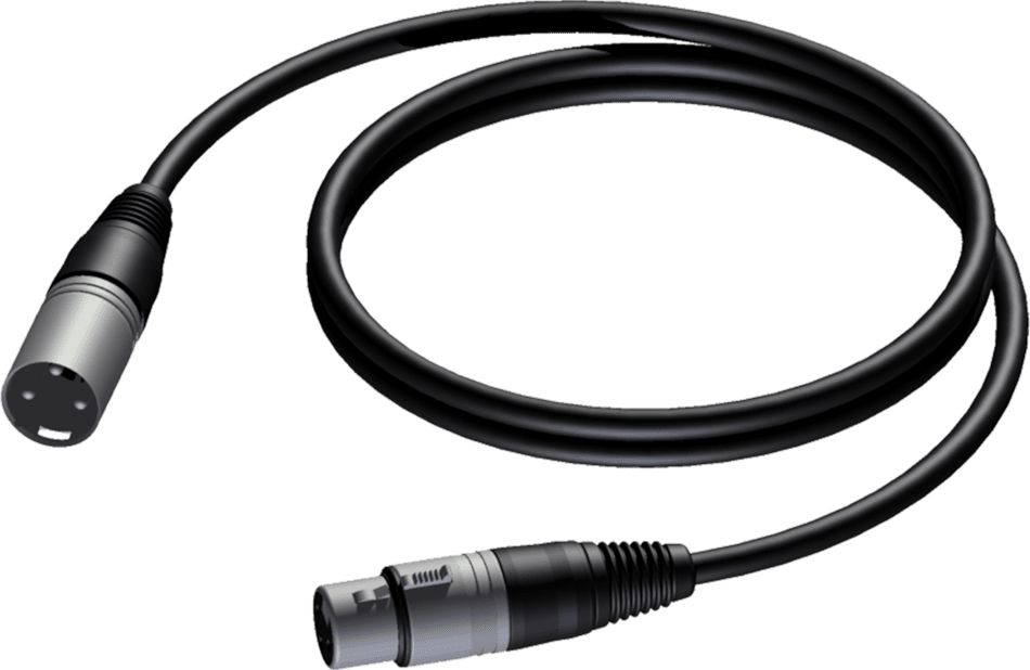 Kabel Procab XLR - XLR 1.5m czarny (CAB901/1.5)