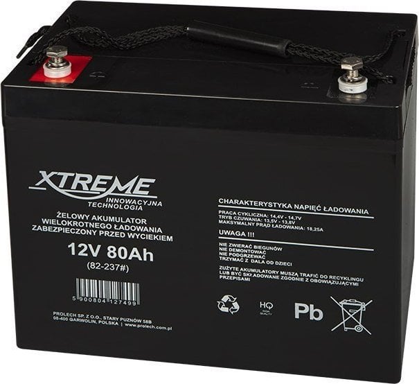 Blow Akumulator żelowy 12V 80Ah XTREME