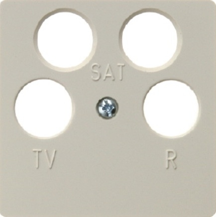 Hager Pokrywa do gniazda antenowego kremowa - 148402