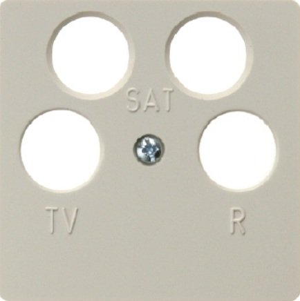 Hager Pokrywa do gniazda antenowego kremowa - 148402