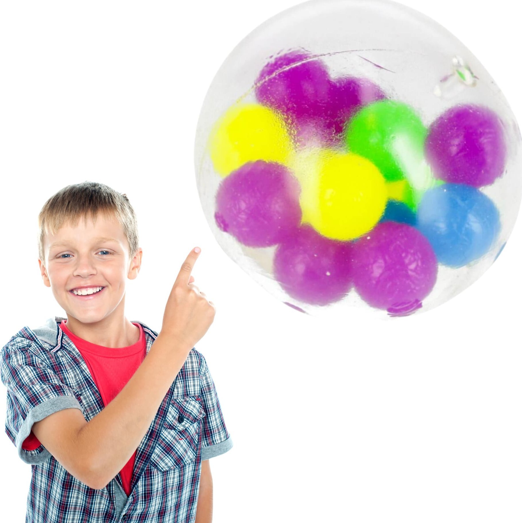 Mega Creative PILKA WYCISKANA KULKI 7CM MC 12/144/288