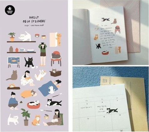 Centrum Naklejki ozdobne Kocie Sprawy