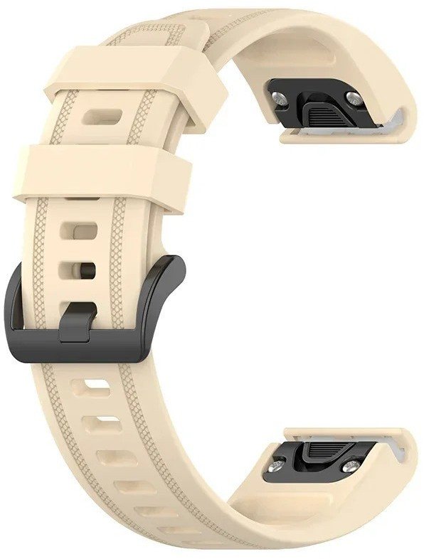 PASEK DO GARMIN FENIX 5S / 6S / 7S / 8 43 EASYFIT BEŻOWY