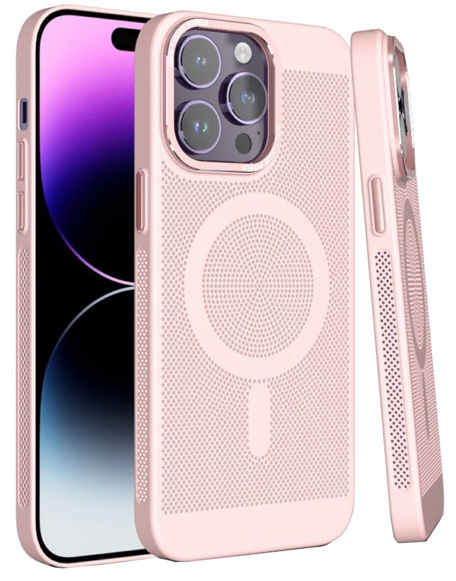 Etui Magnetyczne Magsafe SUPERO Dotmagsafe do iPhone 14 Pro Max, różowe