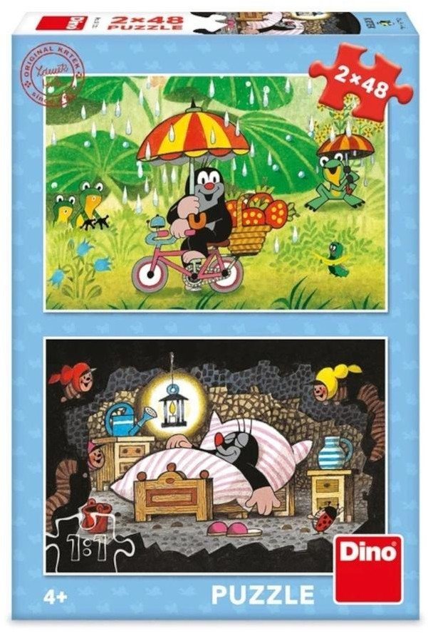 Puzzle 2w1 Krecik, Dzień Krecika