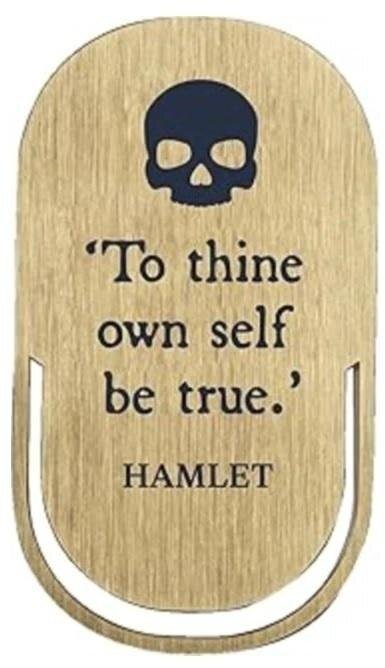 Szekspir Zakładka metalowa - Hamlet