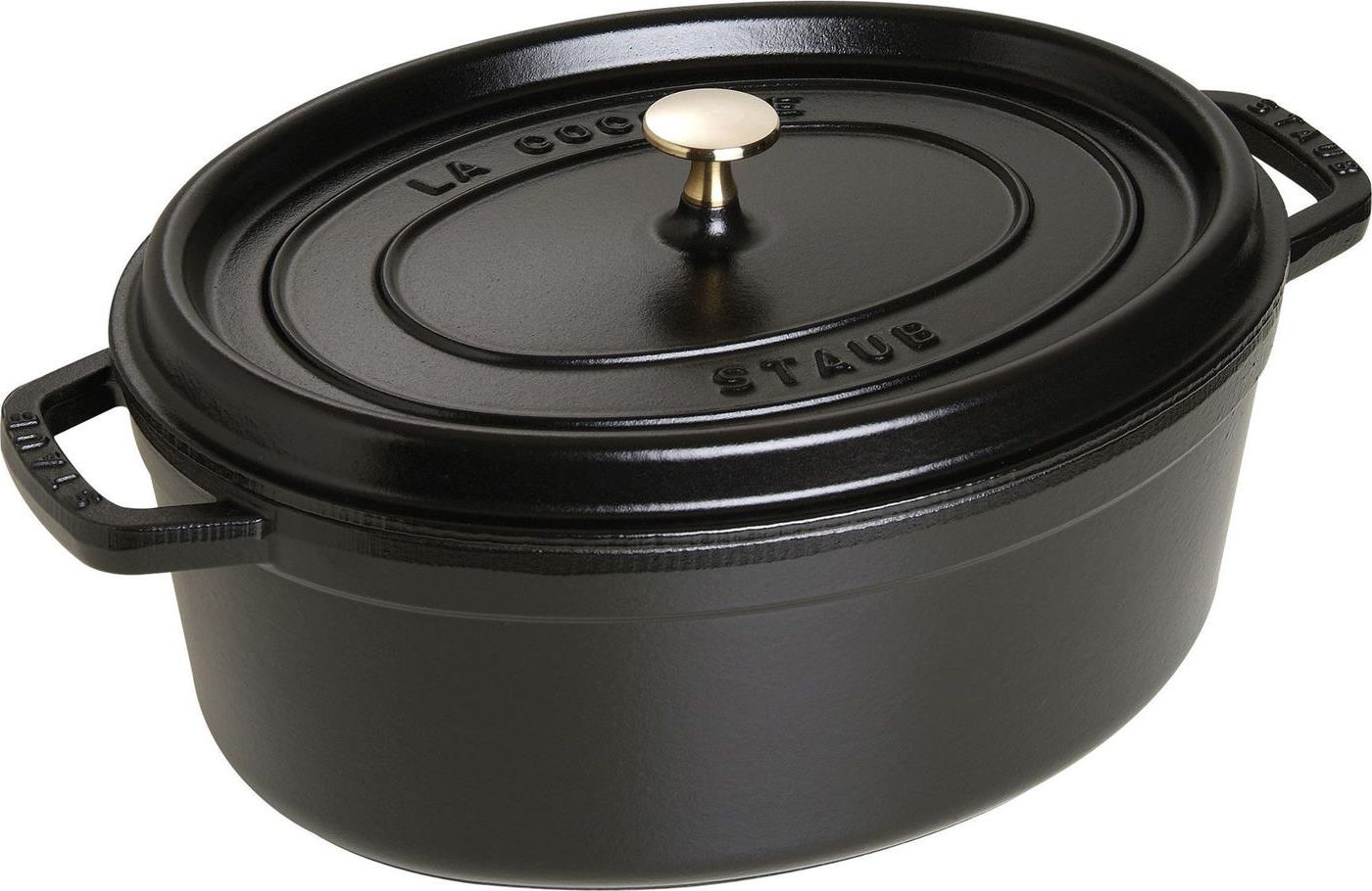 STAUB Garnek STAUB żeliwny owalny 6.7 ltr czarny uniwersalny
