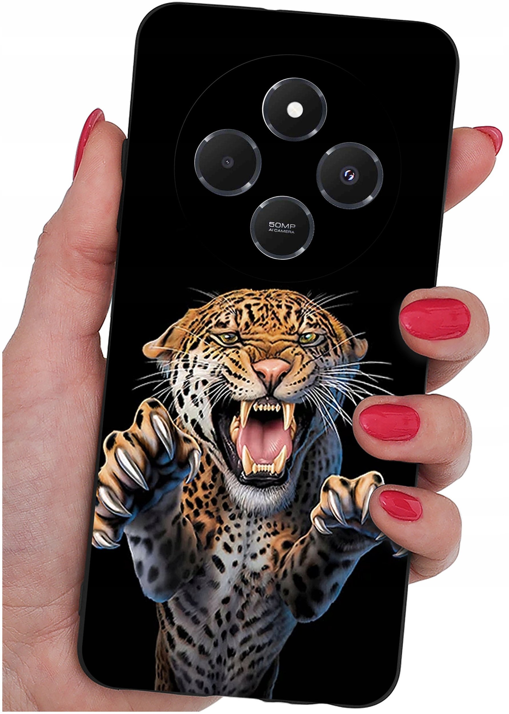 Etui do Xiaomi Redmi 14C WZORY |SILIKONOWE MATT CASE + SZKŁO 9H