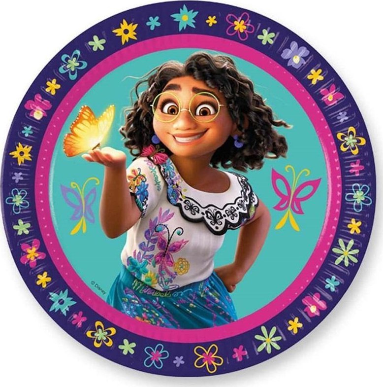 GoDan Talerzyki papierowe Encanto 23cm 8szt