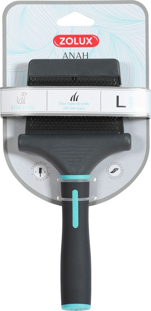 Zolux ANAH Dwustronna elastyczna szczotka duża