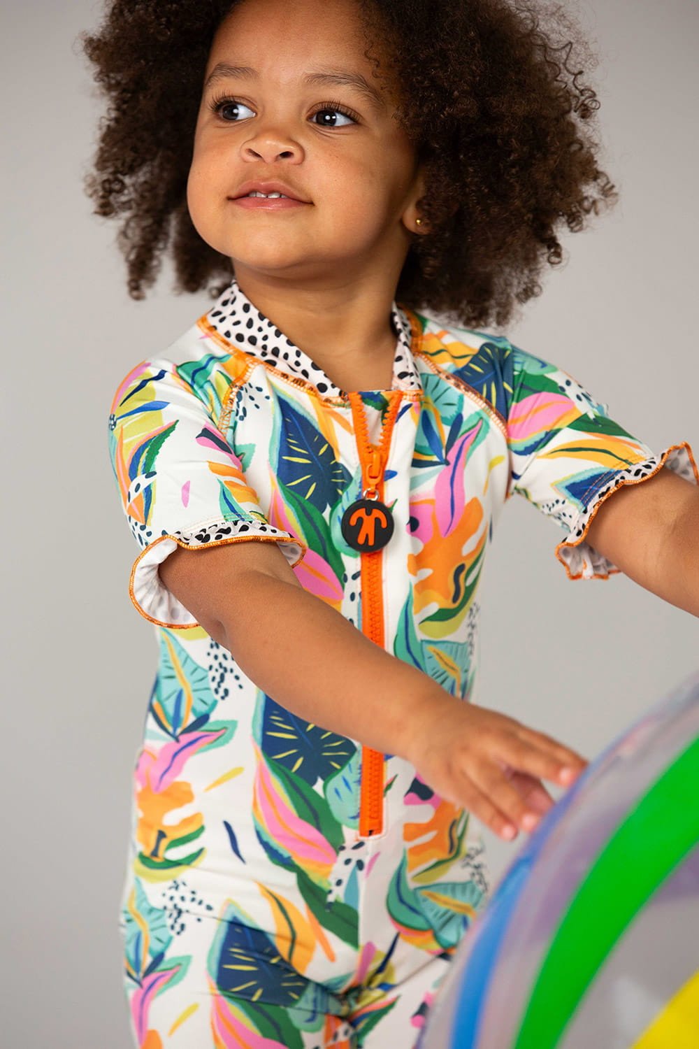 Kostium UV dla dziewczynki 68-74, 6-12 m-cy z filtrem UPF 50+, Ducksday, Moana