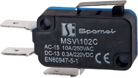 Spamel Łącznik miniaturowy dźwignia plaska krótka (MSV102C)