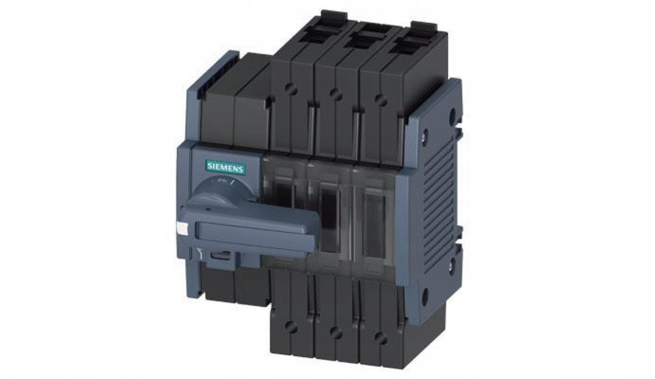 Rozłącznik izolacyjny 3P wlk1 100A napęd obrotowy bezpośredni szary montaż od frontu z lewej przyłącza ramowe 3KD3032-2ME10-0