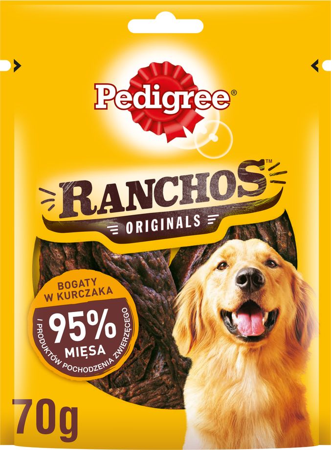 Pedigree PEDIGREE Ranchos Originals 70g - przysmak dla psów z kurczakiem