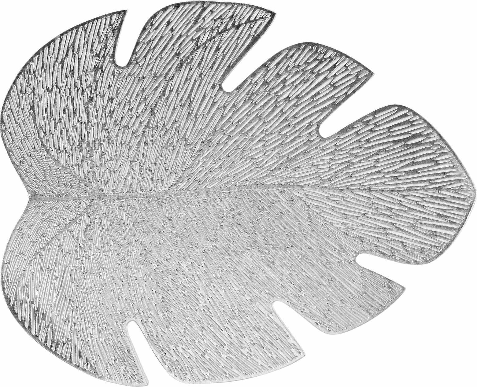 Douceur d`Interieur Mata na stół w kształcie liścia, 36 x 46 cm