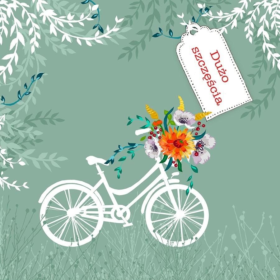 Clear Creation Karnet Swarovski kwadrat CL3405 Dużo szczęścia