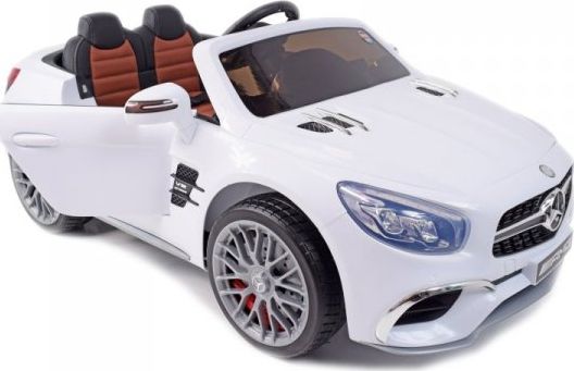 Super-Toys MERCEDES SL65 AMG PILOT, WOLNY START, WALIZKA DO AKUMULATORA , MP4 /XMX602