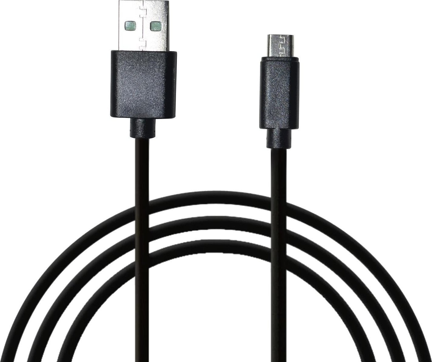 Kabel USB Msonic USB-A - microUSB 2 m Czarny (MLU533)