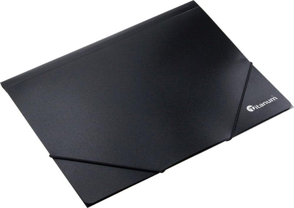 Teczka PP A4 z gumką czarna