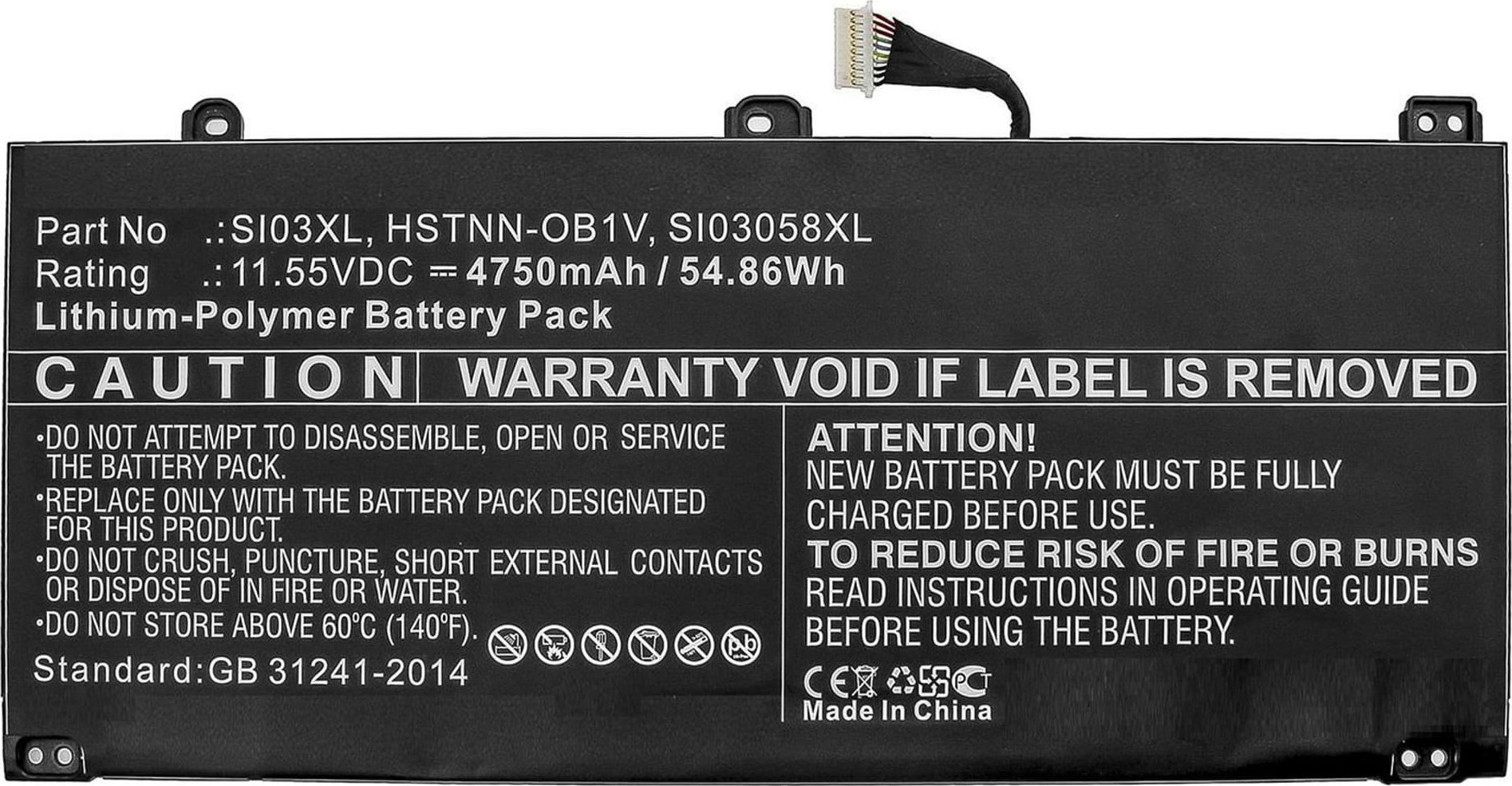 Bateria CoreParts Laptop Battery for HP