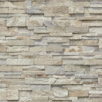 KBM Tapeta winylowa ścienna kamień efekt 3D