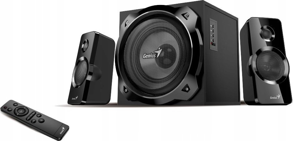 Genius g�o�niki SW-2.1 1850BT, 2.1, 50W, czarne, RCA vstup, Bluetooth 5.3