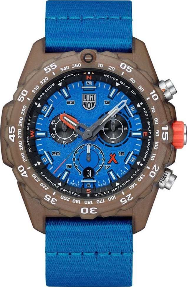 Zegarek Luminox Zegarek męski Luminox XB.3743.ECO niebieski