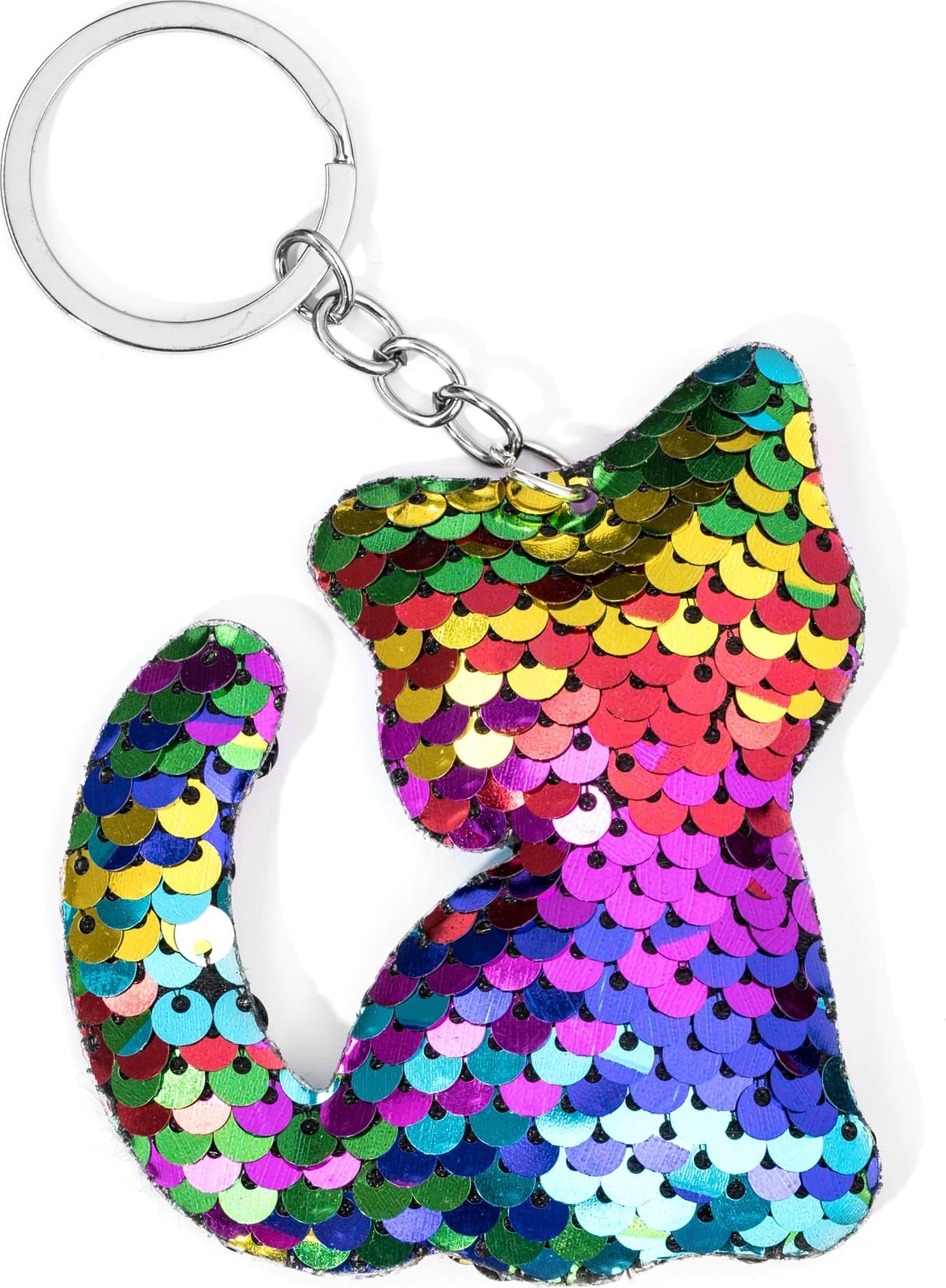 GM Brelok z cekinami KOTEK