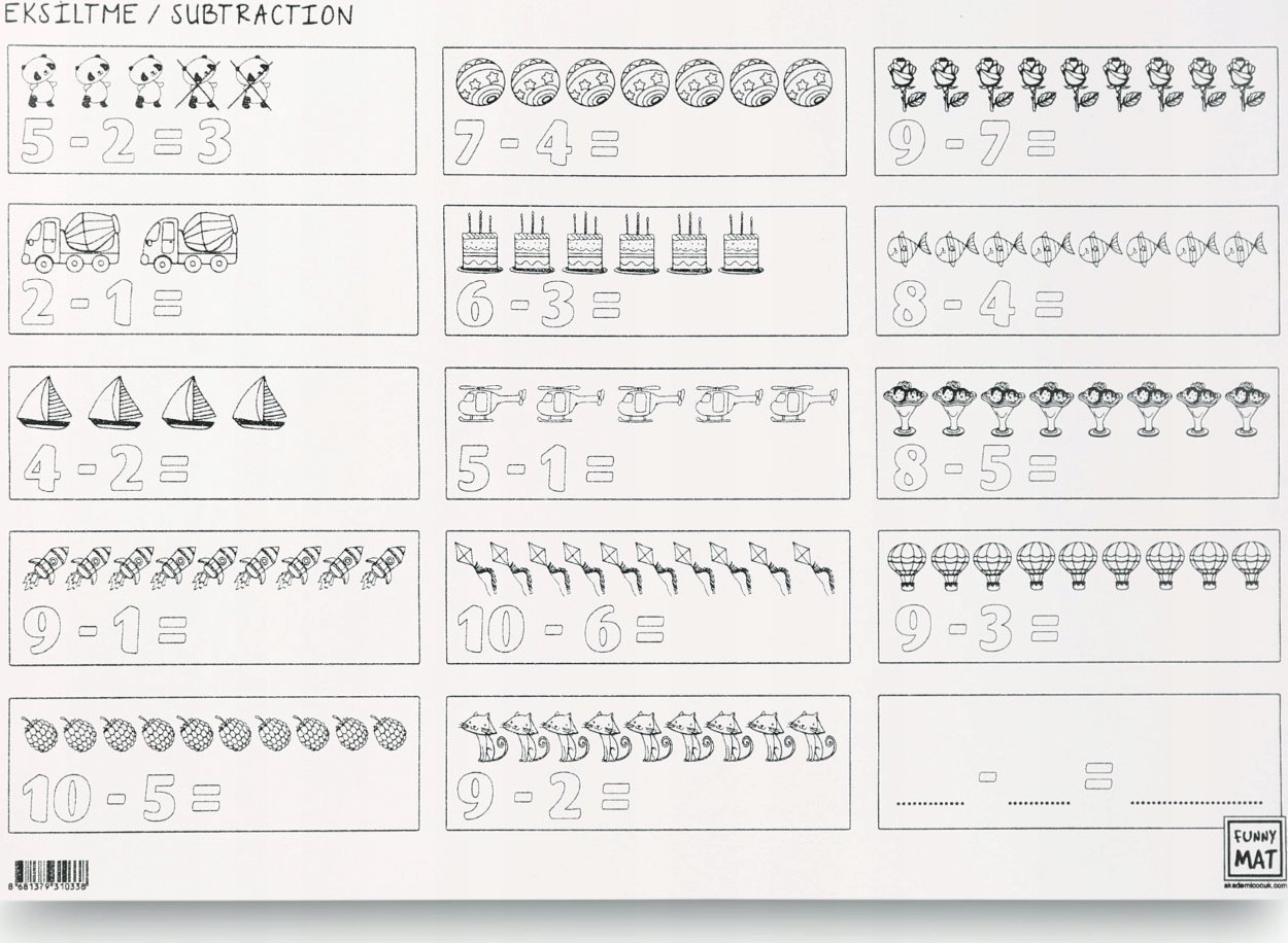 vidaXL Mata transparentna Odejmowanie Funny Mat STRIGO