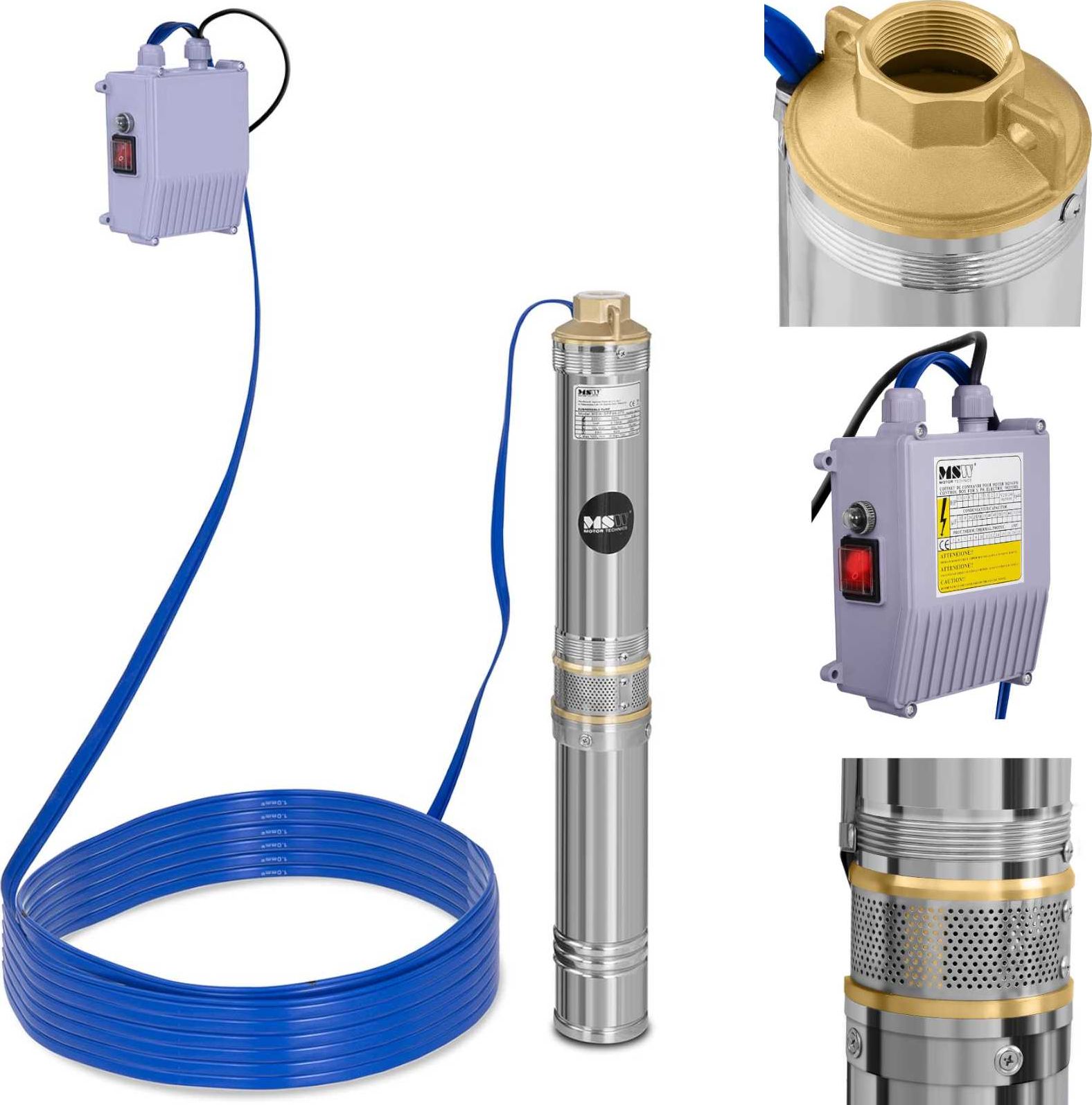 MSW Pompa głębinowa do studni głębinowej 6000 L/h (385668)