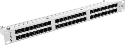 Lanberg Patch panel 1U 19" 48x RJ-45 Kat.6 Szary (PPU6-1048-S)