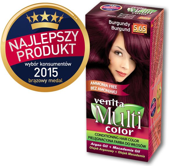 Venita Farba bez amoniaku Multi Color 5.65 burgund