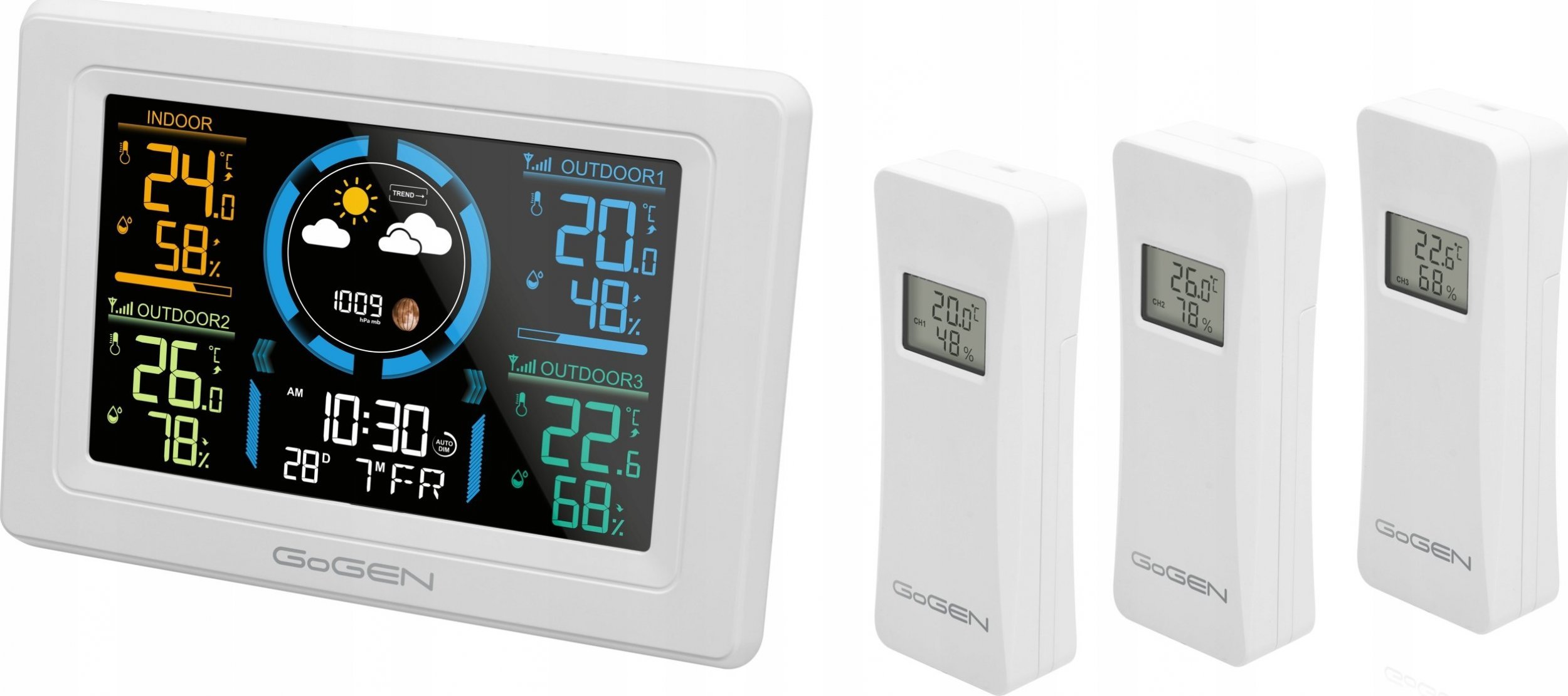 Stacja pogodowa GoGEN Stacja meteo Gogen – ME3397W