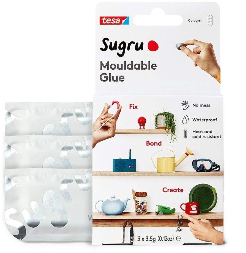 Tesa tesa Sugru klej uniwersalny 3Stk biały
