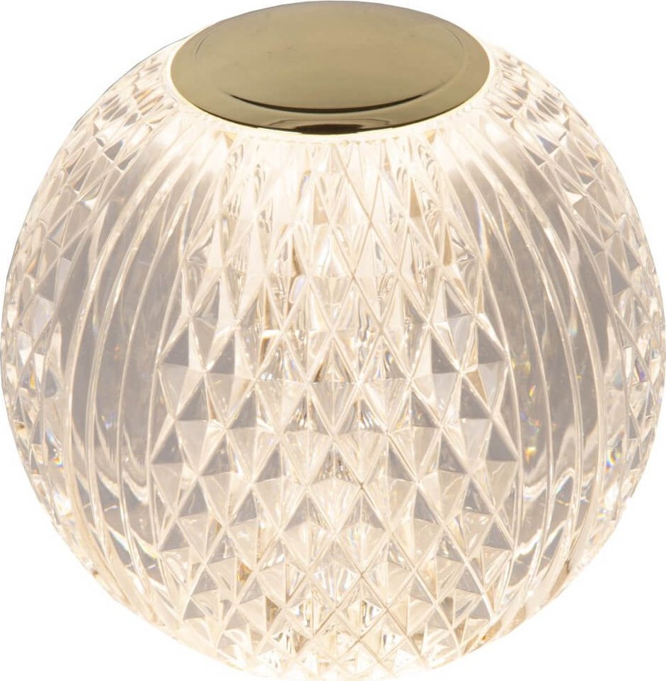 Lampa stołowa Lucide Kulista lampa stojąca Cintra do sypialni LED 2W złota