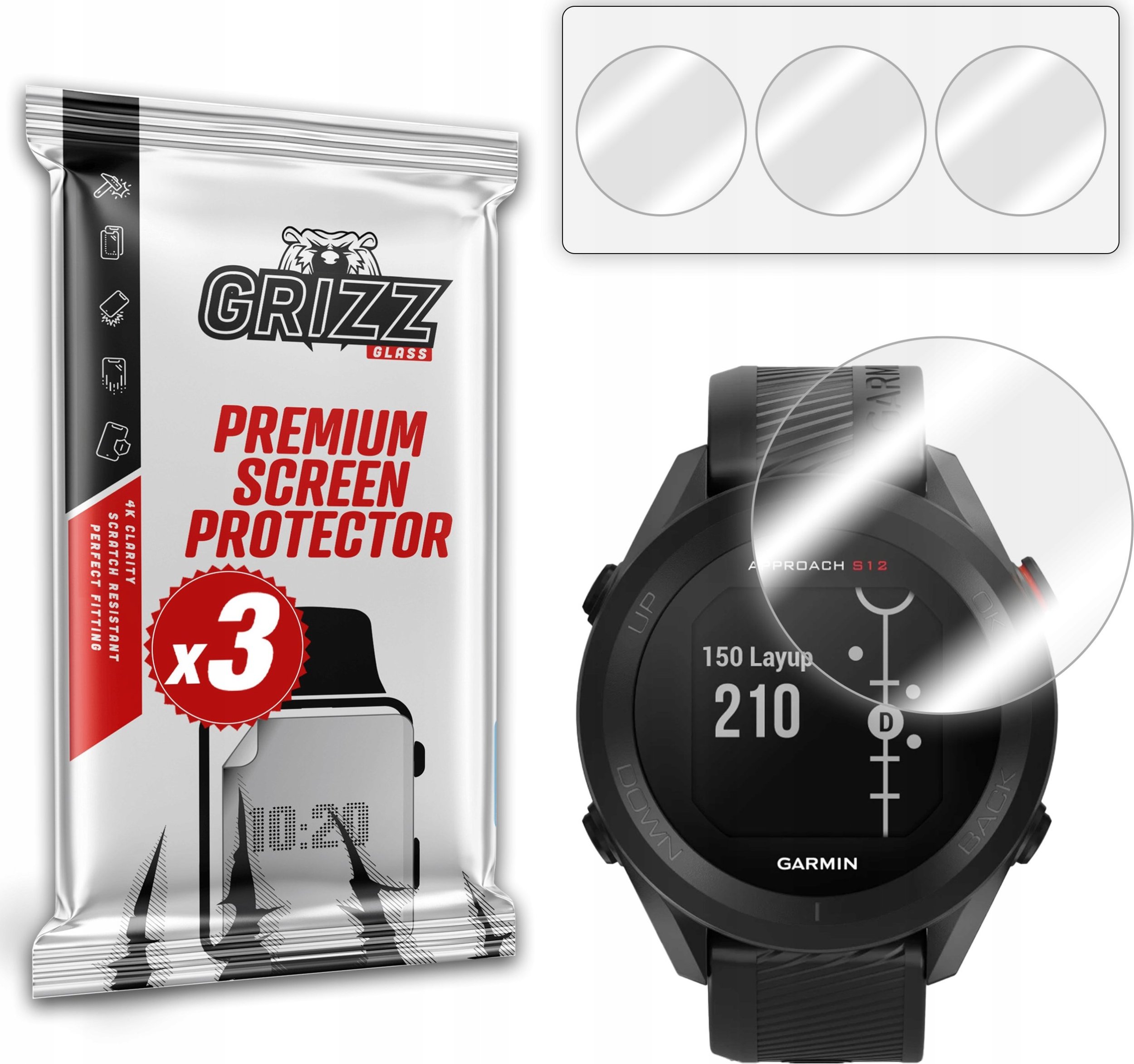 Folia hydrożelowa GrizzGlass Hydrofilm do Garmin Approach S12