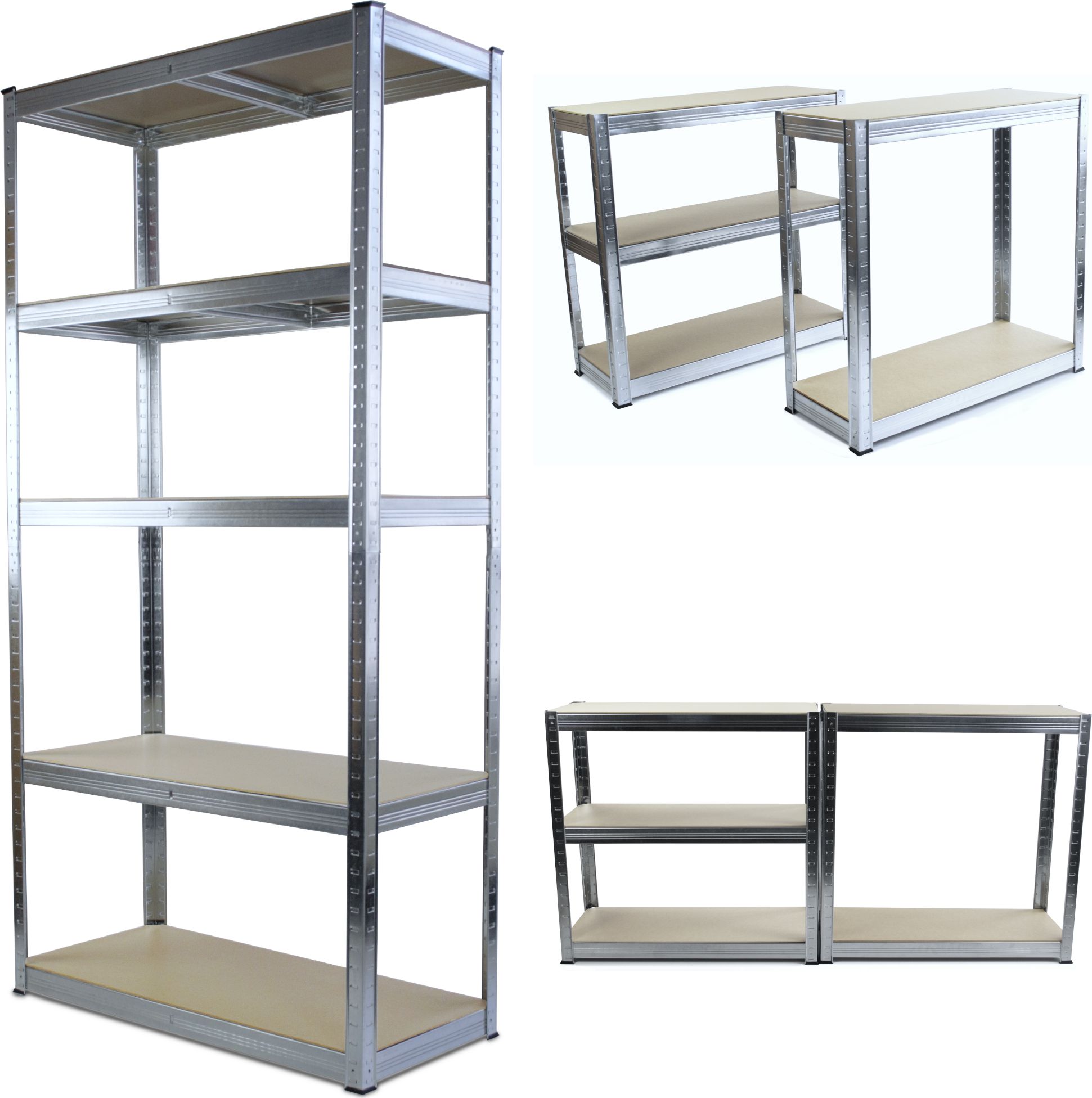 Chiccot REGAŁ MAGAZYNOWY METALOWY STOJĄCY 180cm x 90cm x 40cm 100kg