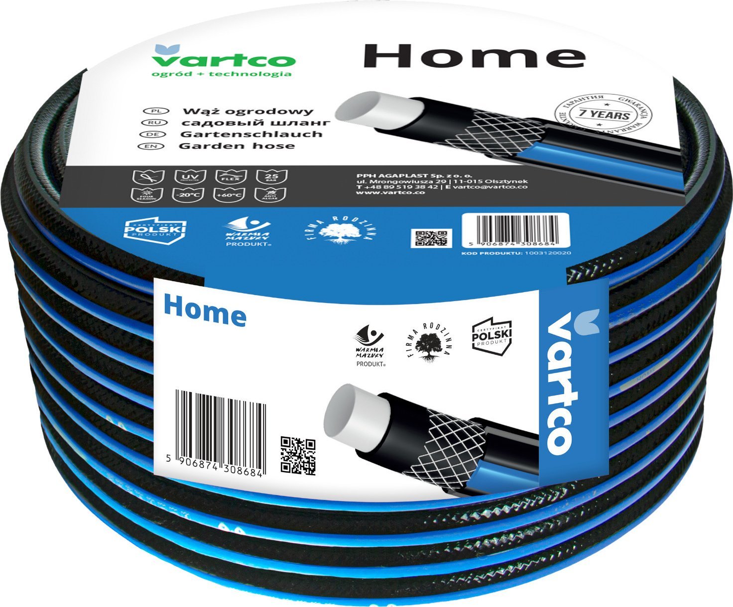 Vartco Wąż ogrodowy Vartco Home 3/4" 30m