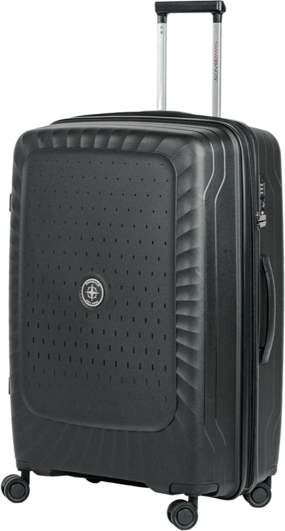 Duża walizka SwissBags Ibiza 74 cm czarny