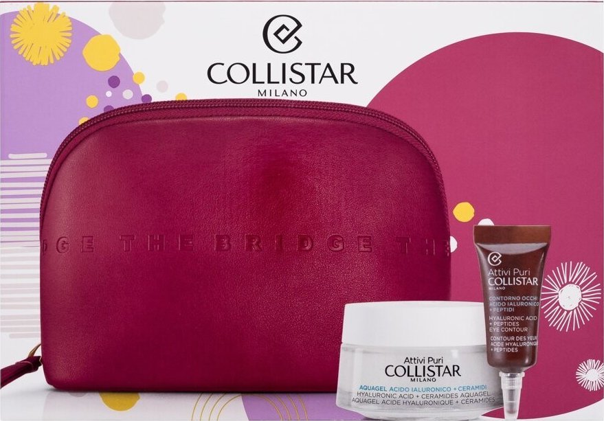 Collistar Kosmetikos rinkinys Collistar Attivi: kremas, 50 ml + paakių kremas, 5 ml + kosmetinė