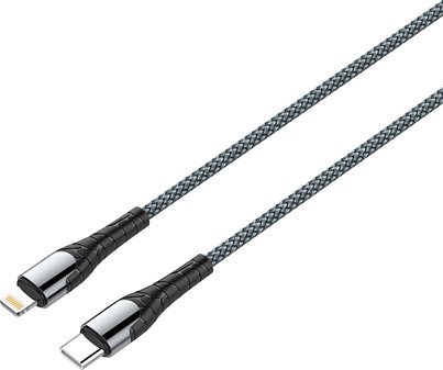 Kabel USB ColorWay USB-C - Lightning 1 m Szary (CW-CBPDCL033-GR)