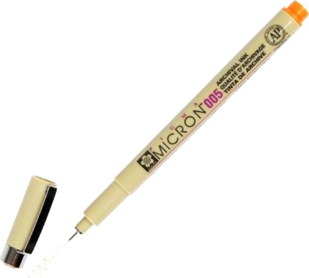 BRUYNZEEL SAKURA Sakura Pigma 005 Micron Cienkopis 05 Orange 0,2mm