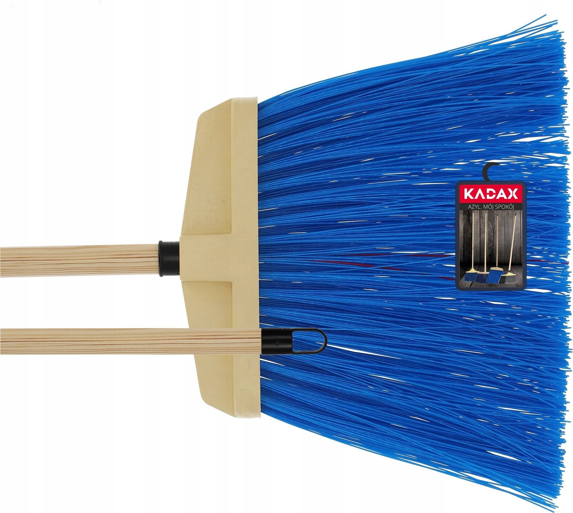 Kadax Szczotka Ulicówka Zamiatacz Miotła Nylonowa 35 cm