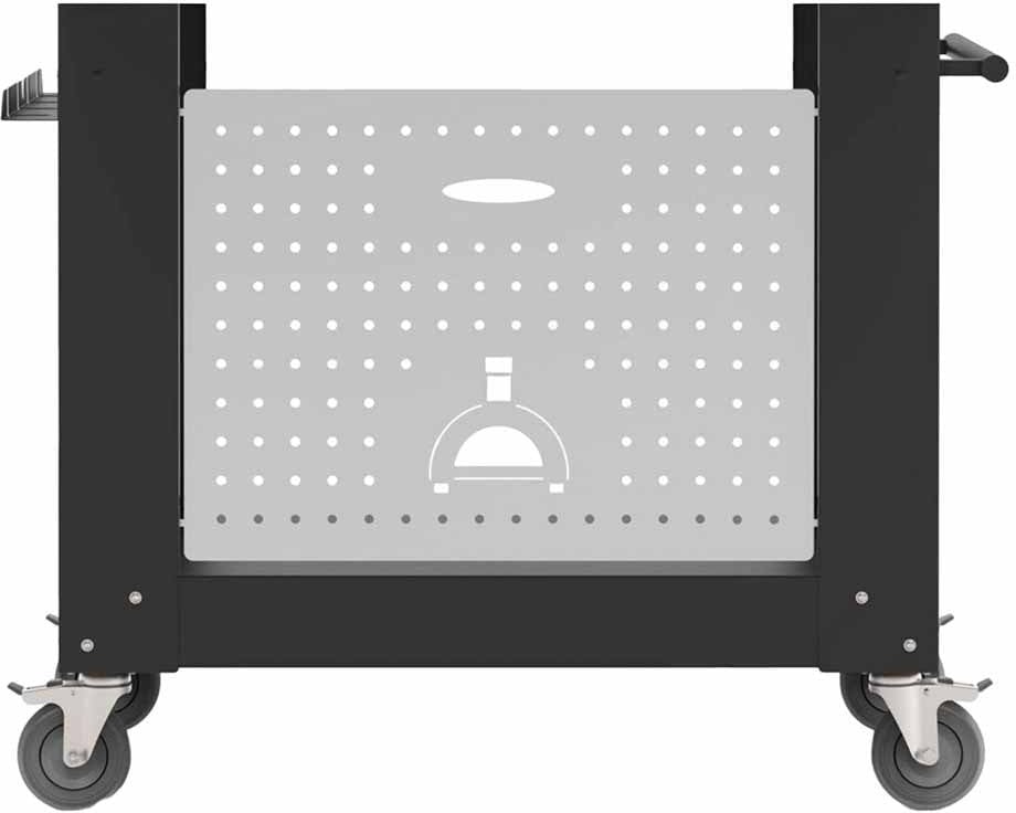 Alfa Forni Base für 2 Pizze Unterbau Schwarz