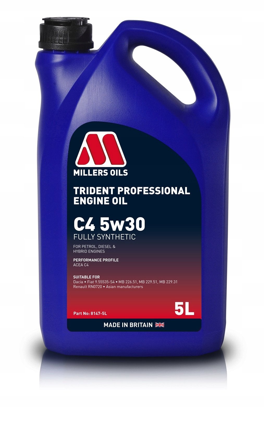 8147-1L MILLERS TRIDENT PRO C4 5W30 1L