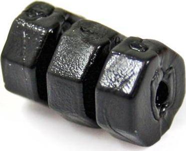 Clarks Koraliki na linkę Clark's CX102DP czarne - 1 szt. uniwersalny