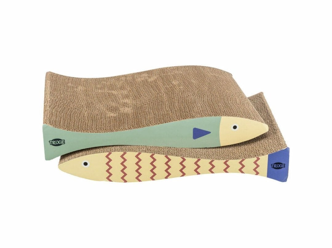 Drapak dla Kotów Trixie Krem Mięta Karton 40 30 11 cm (2 Części) (2 Sztuk)