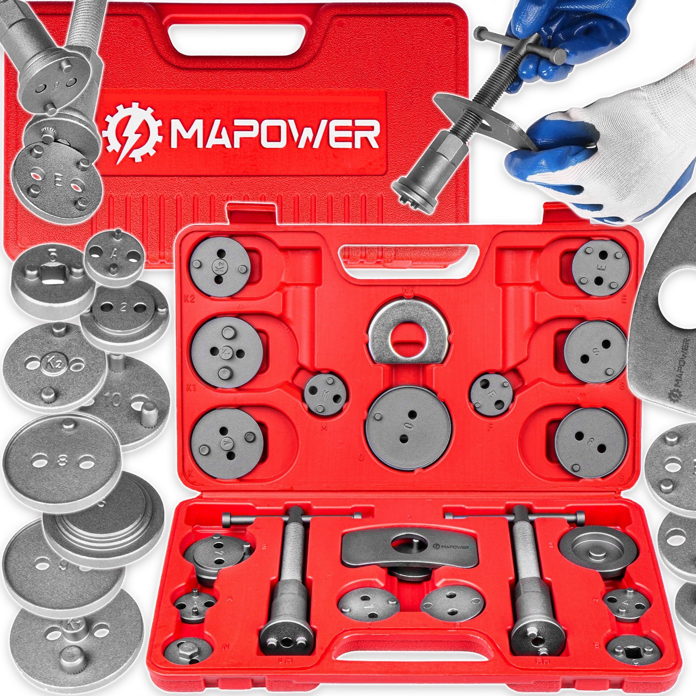 MaPower MAPOWER MPCS01 Zestaw do wyciskania tłoczków hamulcowych